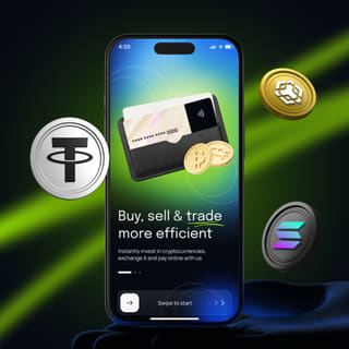 mobiel toestel met de interface van het Reiger Kapitborg-tradingplatform